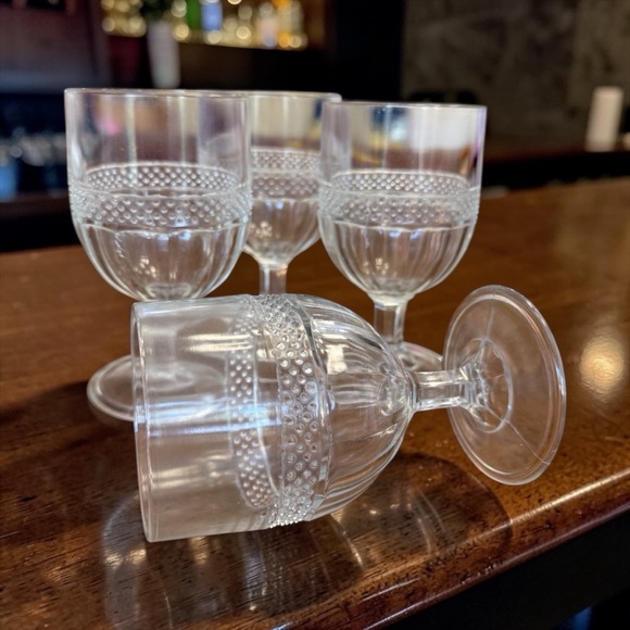 Columbia Glass Co. Other - 4 Beautiful antique goblets 1886-1891